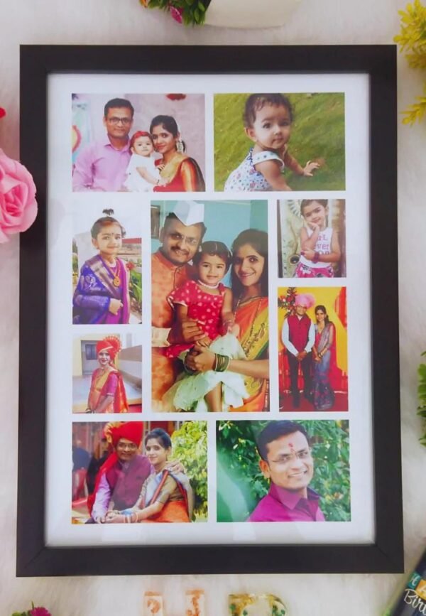 Customized collage Photo Frame A4 Size